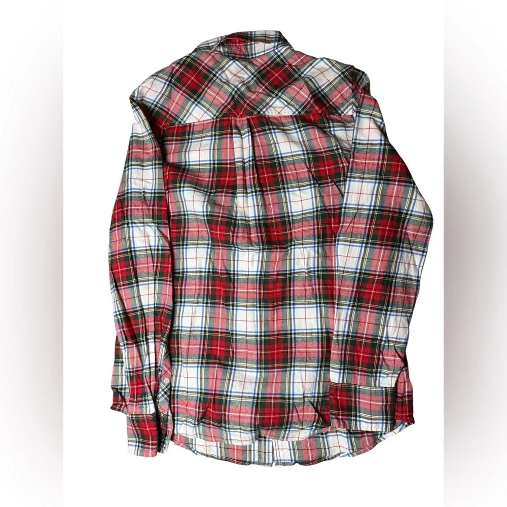 J.Crew Plaid Button-Down Shirt | 100% Cotton | XS